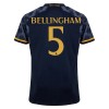 Camiseta de fútbol Real Madrid Bellingham 5 Segunda Equipación 23-24 - Hombre